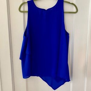 Blue sleeveless Blouse